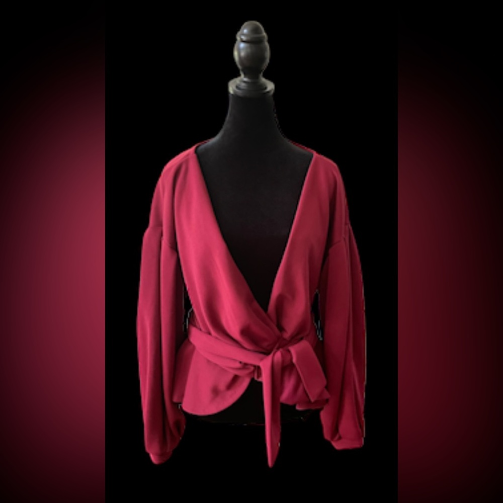 Red Burgundy Cardigan